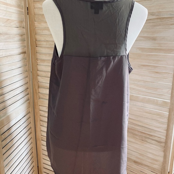 Sleeveless tan top. - Picture 2 of 2